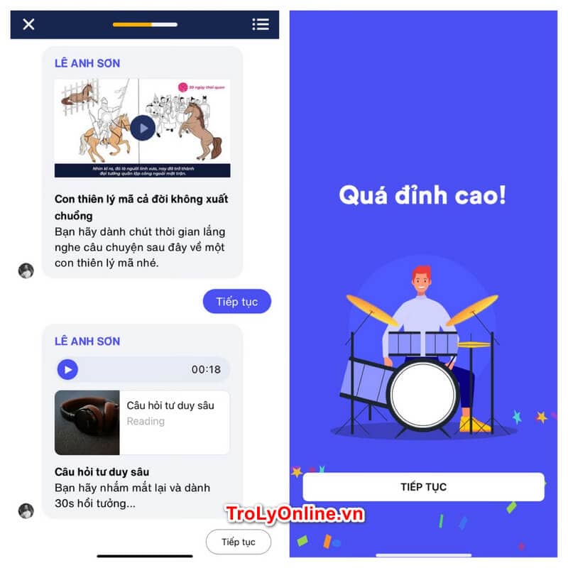 chatbot 30 ngay thoi quen